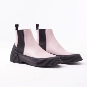 3.1 PHILLIP LIM Lela Lugsole Leather Chelsea Boots